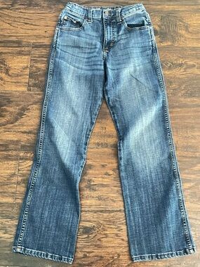 Boys Wrangler Retro Relaxed Boot Jeans Size 14SLIM